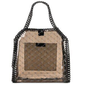 Stella McCartney Black and Tan Crossbody Bag